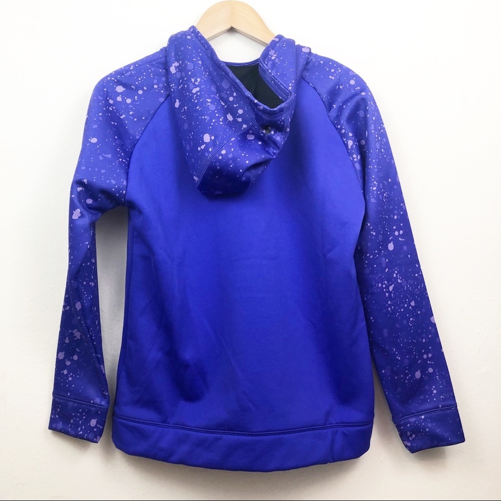 Under Armour Cold Gear Youth Purple Hoodie… - Picture 2 of 3